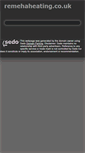 Mobile Screenshot of installers.remehaheating.co.uk